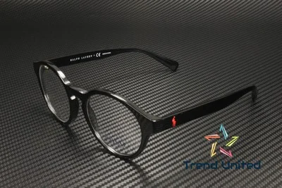 POLO PH2243 5001 Phantos Shiny Black Demo Lens 50 mm Men