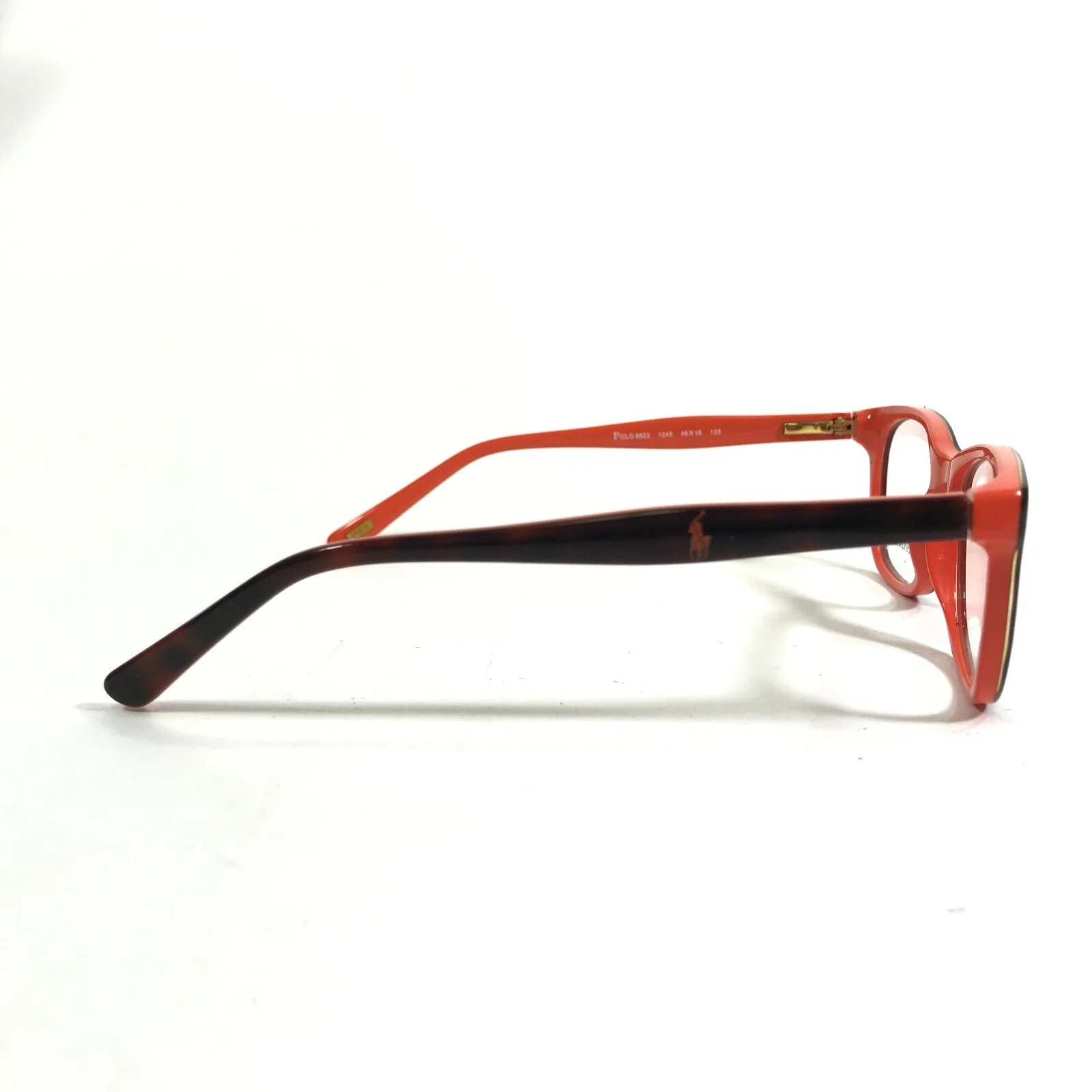 Polo Ralph Lauren Kids Eyeglasses Frames 8522 1245 Brown Orange Square 46-16-125 4