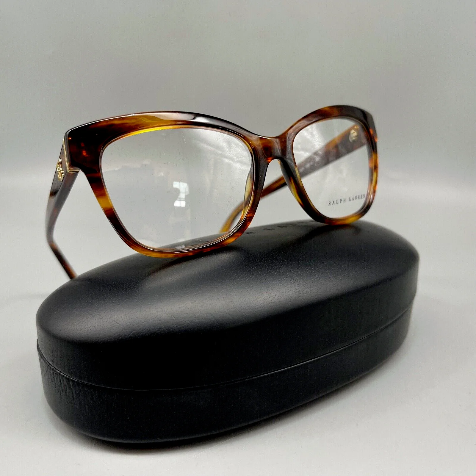 Polo Ralph Lauren RL6164/5007 Eyeglasses Women 53-16-140mm-Havana Striped 100%