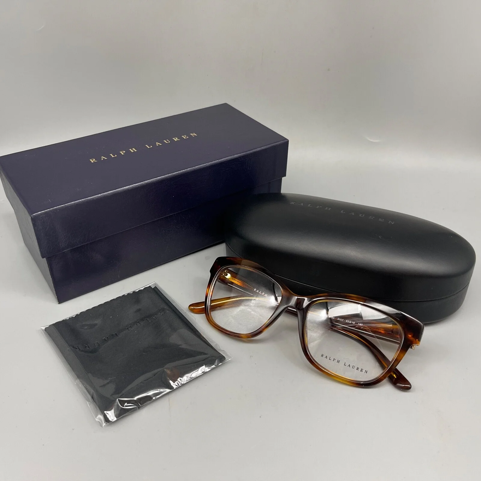Polo Ralph Lauren RL6164/5007 Eyeglasses Women 53-16-140mm-Havana Striped 100% 4