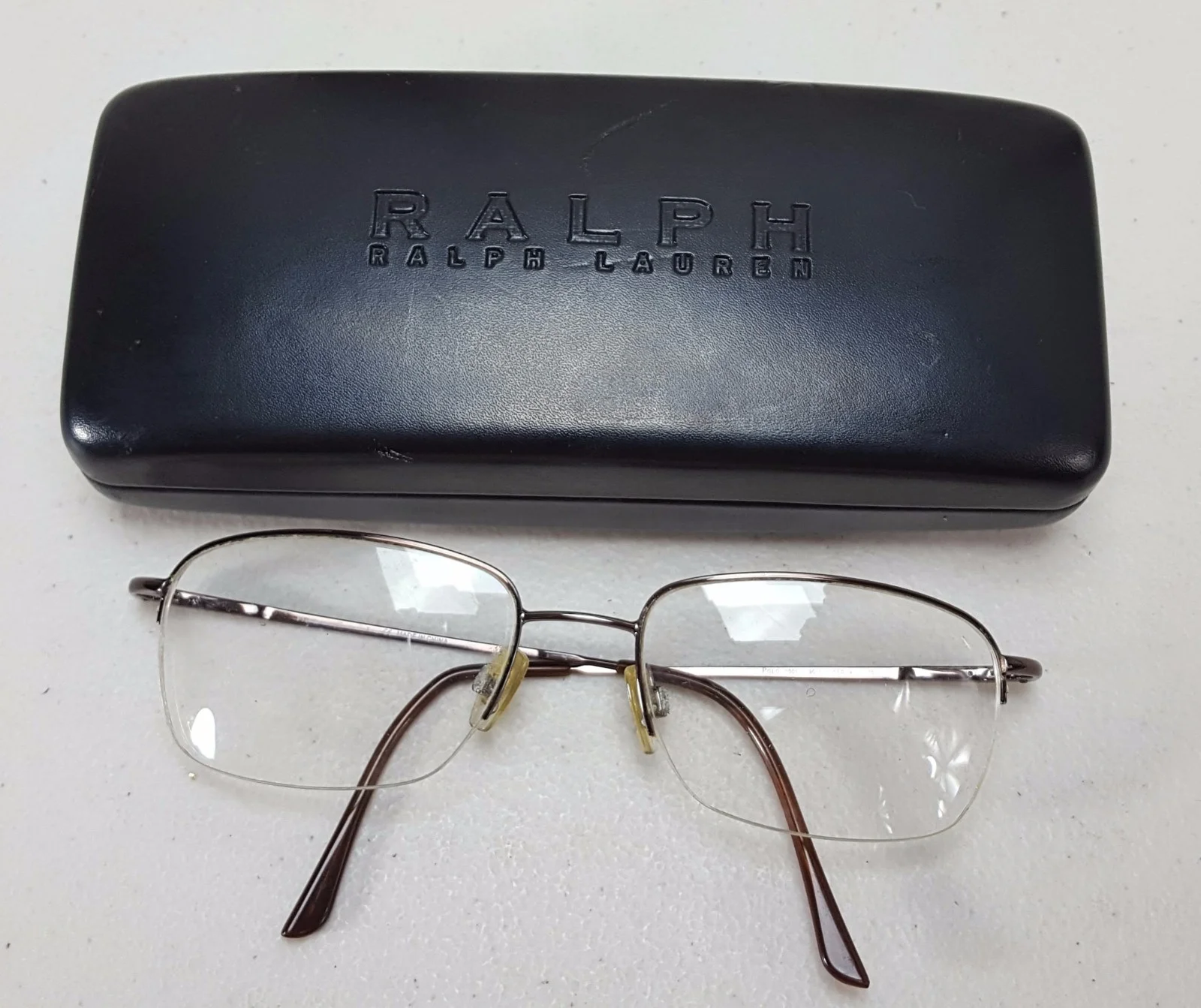 Polo Ralph Lauren Semi Rimless Eyeglass Frames with Case 2