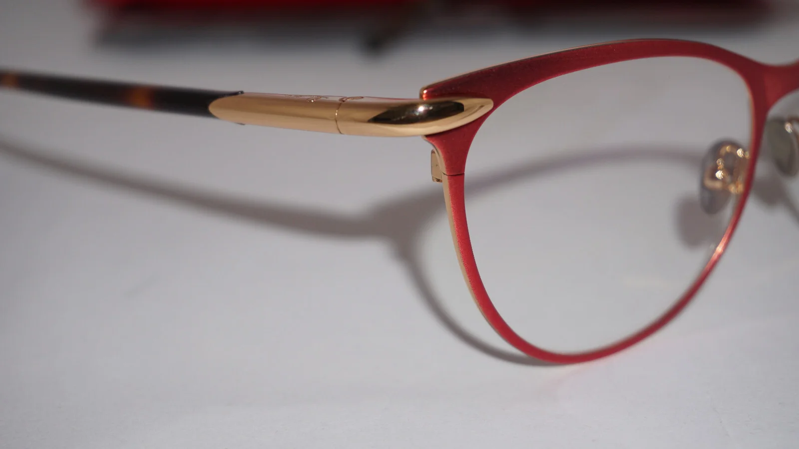 Pomellato New Eyeglasses Red Havana Transparent PM0051O 002 52 16 140 4