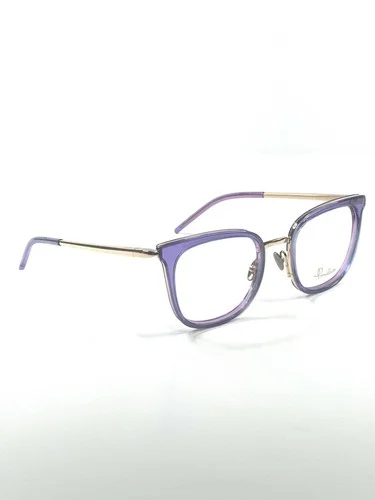 Pomellato New Eyeglasses Violet Gold Transparent PM0065O 004 50 21 140 3