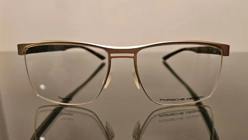 Porsche Design P8289 B Eyeglasses Frames Brown Gold Square Full Rim 57mm 4
