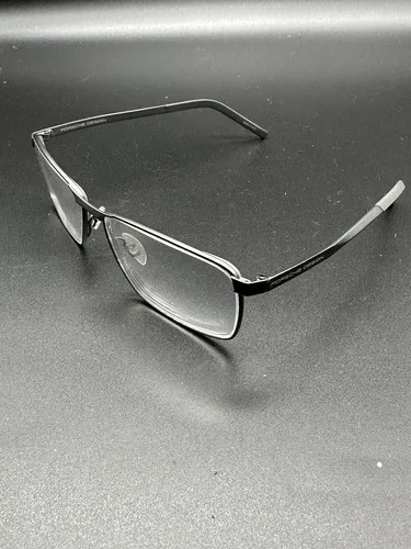 Porsche Design P8302 B Eyeglasses Frames Dark Gray Gunmetal Square 58-14-140 2