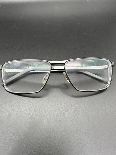 Porsche Design P8302 B Eyeglasses Frames Dark Gray Gunmetal Square 58-14-140 3