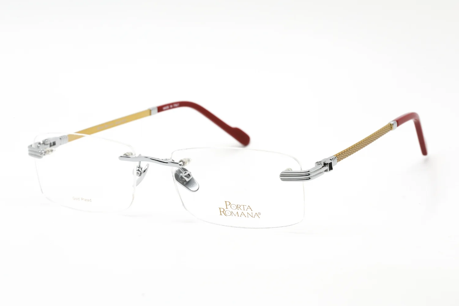 PORTA ROMANA 1001 Eyeglasses Silver Gold Frame 3