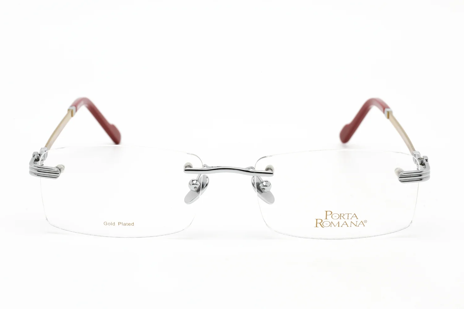 PORTA ROMANA 1001 Eyeglasses Silver Gold Frame 4