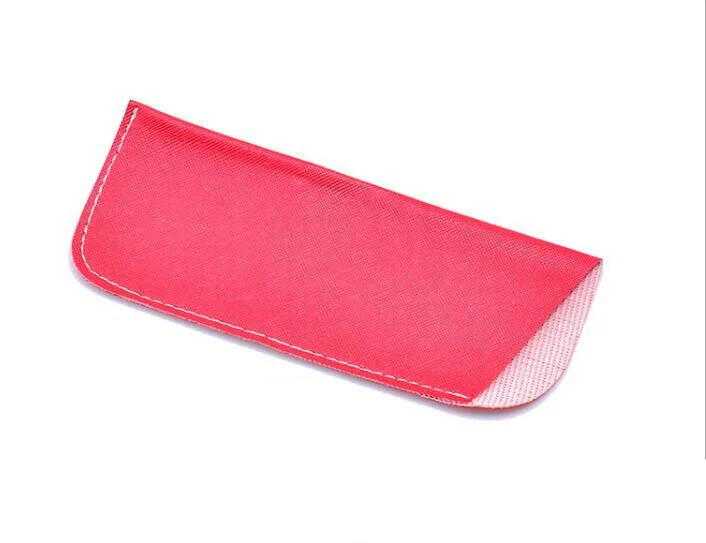 Portable Eyeglasses Case Waterproof Leather Glasses Protector Bag Pouch Holder 4