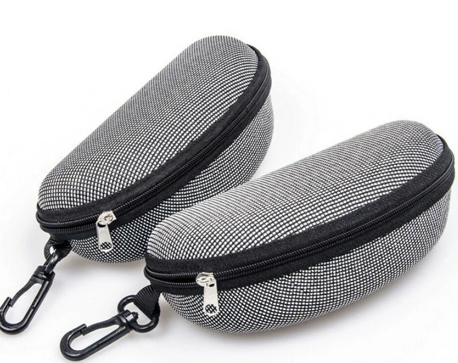 Portable Glasses Eyeglasses Case with Hook Fits For MK Oakley Ray Ban Sunglasses