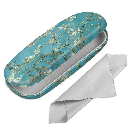 Portable Hard Shell Eyeglasses Case Glasses Cover Eyeglass Holder Cleaning Cloth 3