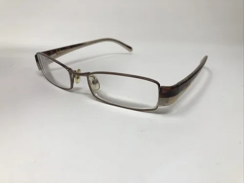 PRADA EYEGLASSES FRAME VPR 53H 766 50-16-135 ROSE GOLD TORTOISE CREAM CC95 3