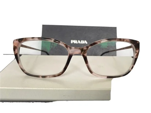 PRADA Eyeglasses Frames VPR 14X ROJ-101 Rose Tortoise/Gold Size 54-16-140