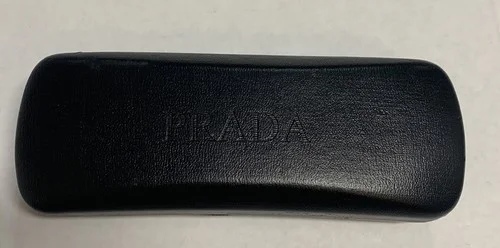 PRADA Eyeglasses hard Case black Used 1