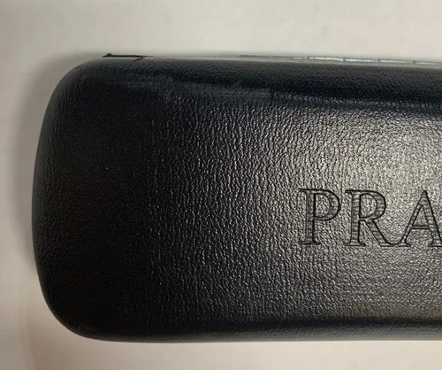 PRADA Eyeglasses hard Case black Used 2