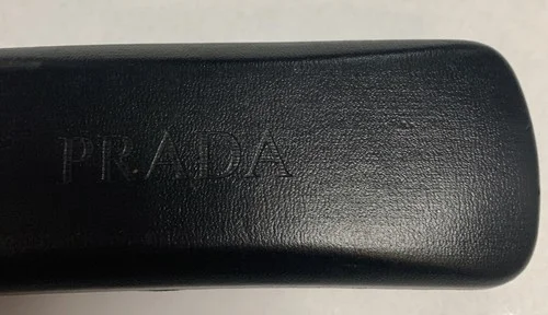 PRADA Eyeglasses hard Case black Used 3