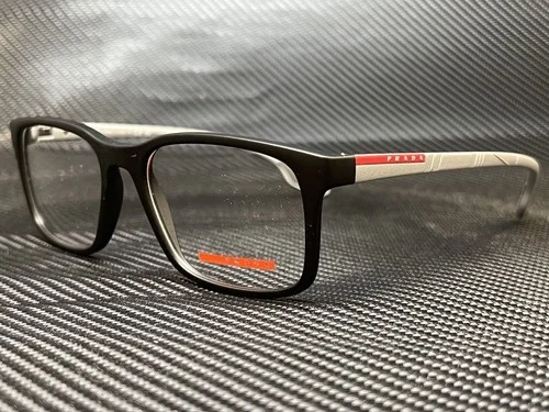 PRADA LINEA ROSSA PS 01LV 4901O1 Black Rubber Men