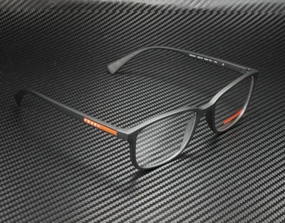 PRADA LINEA ROSSA PS 04IV DG01O1 Black Rubber Demo Lens Men 3