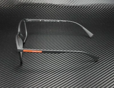 PRADA LINEA ROSSA PS 04IV DG01O1 Black Rubber Demo Lens Men 4
