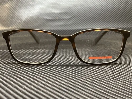 PRADA LINEA ROSSA PS 04IV U611O1 Havana Rubber Rectangle 55 mm Men 2