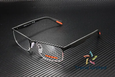 PRADA LINEA ROSSA PS 52FV DG01O1 Black Rubber Demo Lens Men Eyeglasses 54mm