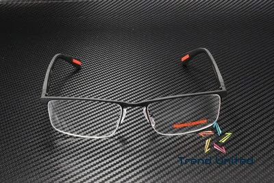 PRADA LINEA ROSSA PS 52FV DG01O1 Black Rubber Demo Lens Men Eyeglasses 54mm 2