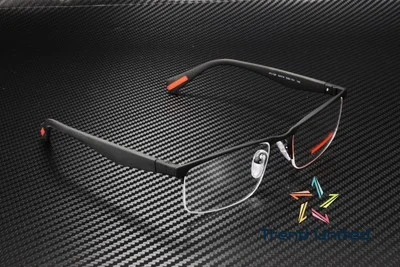 PRADA LINEA ROSSA PS 52FV DG01O1 Black Rubber Demo Lens Men Eyeglasses 54mm 3