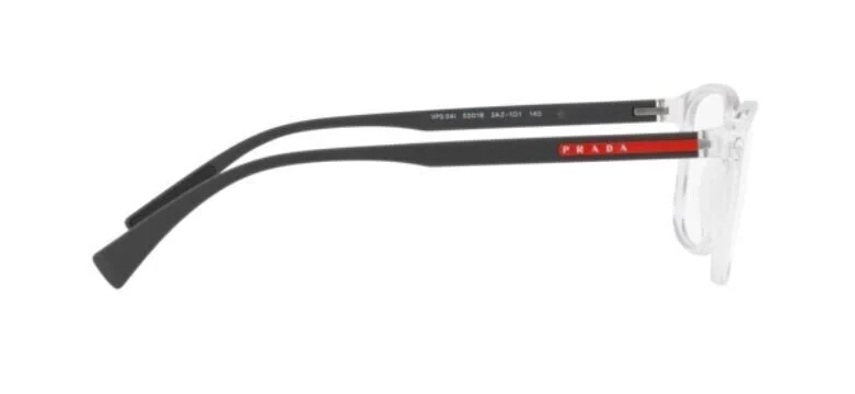PRADA LINEA ROSSA SPORT PS 04IV 2AZ1O1 Transparent Optical Eyeglasses NWT AUTH 3