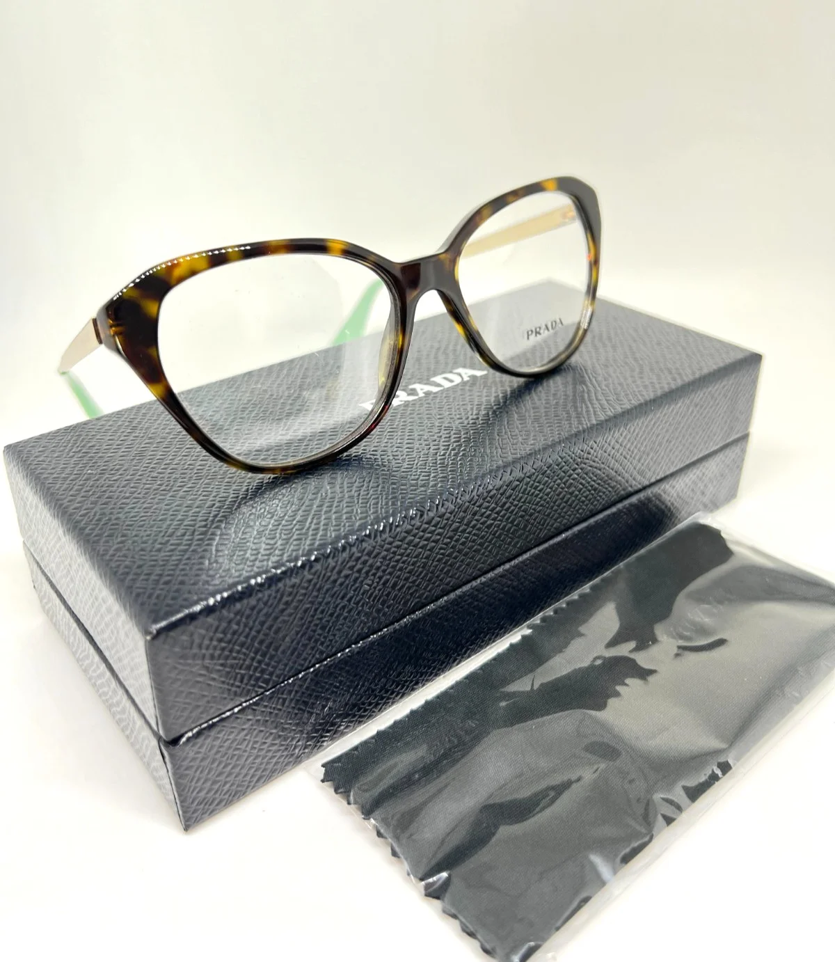 PRADA PR 02ZV ROJ1O1 Pink Havana Gold Women 3