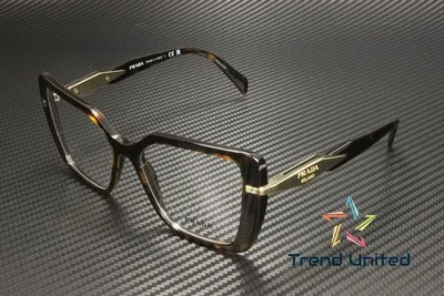 PRADA PR 03ZV 2AU1O1 Tortoise Demo Lens 55 mm Women