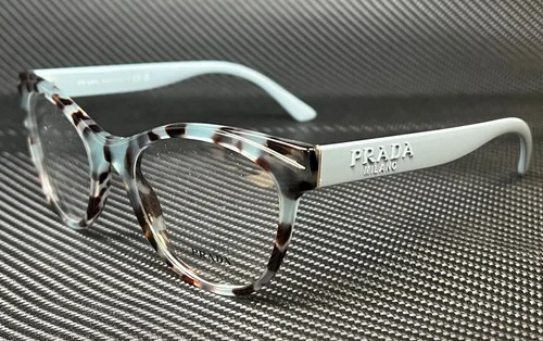 PRADA PR 05WV 05H1O1 Blue Brown Havana Women