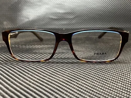 PRADA PR 16MV ZXH1O1 Tortoise Denim Rectangle 55 mm Men 2