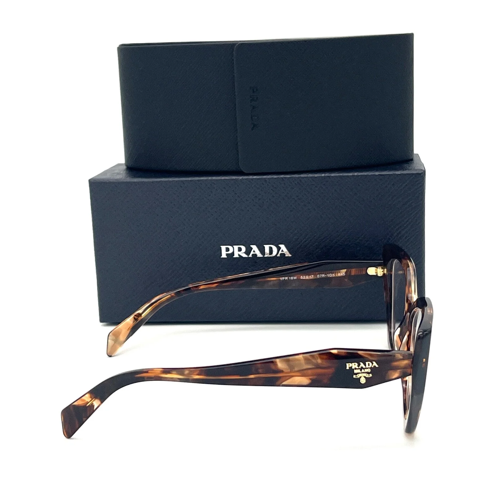 Prada PR 18WV 07R1O1 Caramel Tortoise / Demo Lens 52mm Eyeglasses 4