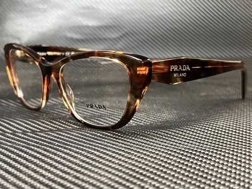 PRADA PR 19WV 07R1O1 Caramel Tortoise Cat Eye 53 mm Women