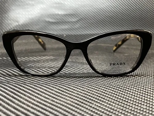 PRADA PR 19WV 1AB1O1 Black Cat Eye 53 mm Women 2