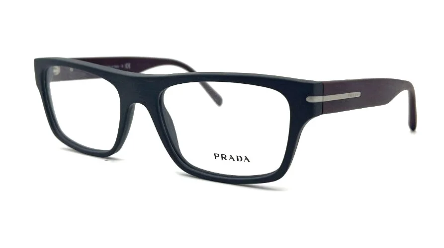 PRADA PR 54TV 01U1O1 Matte Burnished/Pale Gold Rectangle 55 mm Men 3