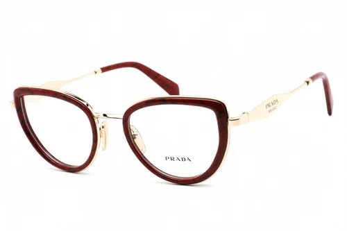 PRADA PR54ZV-15D1O1-51 Eyeglasses Size 51mm 22mm 140mm red Women