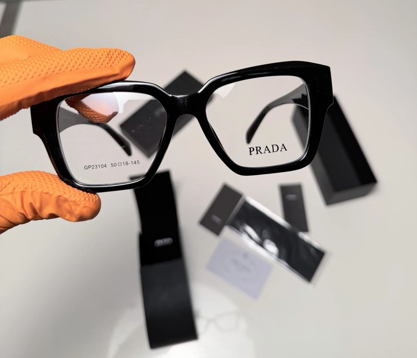 PRADA PR54ZV-2AZ1O1-51 Eyeglasses Size 51mm 22mm 140mm crystal Women 4