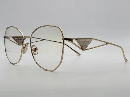 Prada PR57YS ZVN08N Womens Pale Gold Eyeglass Frames 57-18-140 3