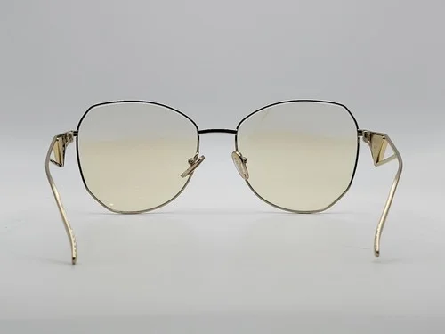 Prada PR57YS ZVN08N Womens Pale Gold Eyeglass Frames 57-18-140 4