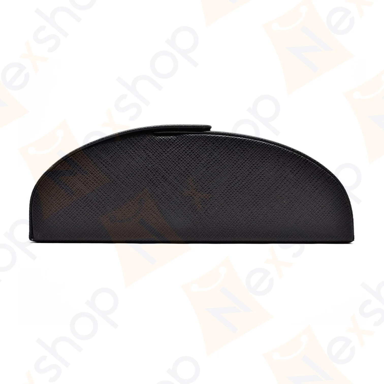 Prada Saffiano Black Sunglasses Eyeglasses Hard Case w/ Cleaning Cloth 3