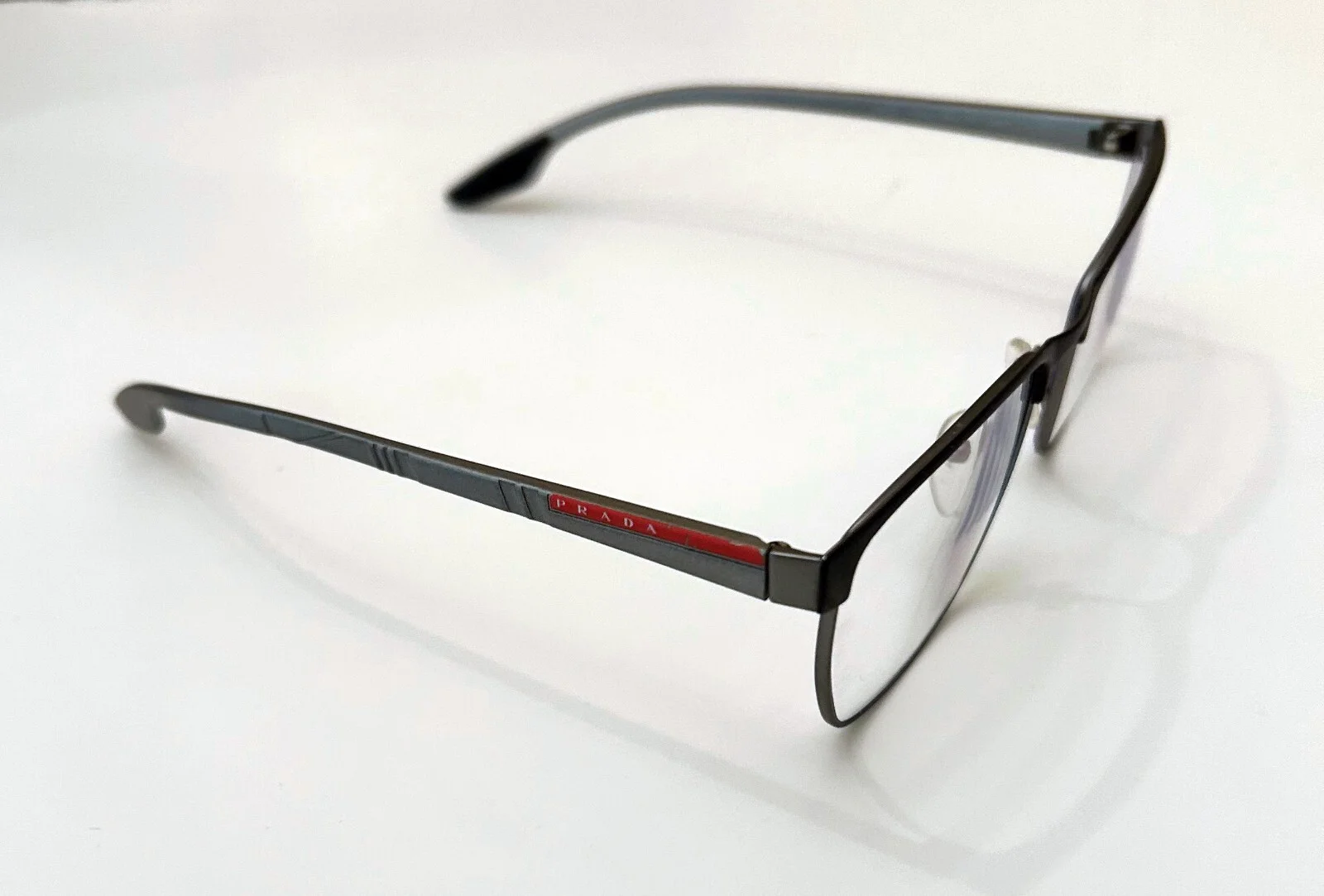 Prada Sport Eyeglasses VPS 50L 55-19 6BJ-101 145 Full Rim Italy 3