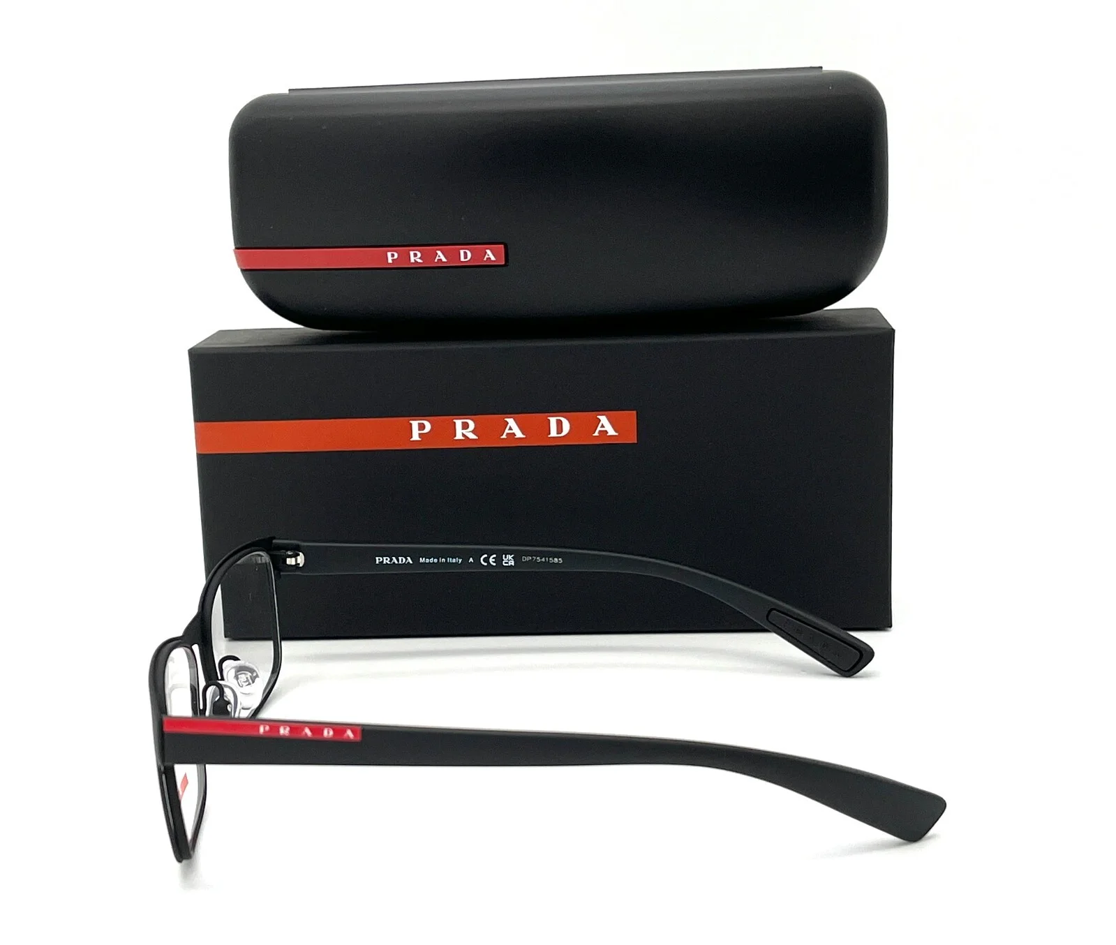 Prada Sport LIFESTYLE PS 50GV DG01O1 Black Rubber/ Demo Lens 53mm Eyeglasses 3