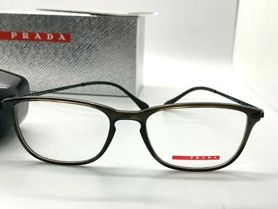 Prada Sport PS 05L MQF 101 BROWN 54-18-145MM Eyeglasses Italy NIB 2