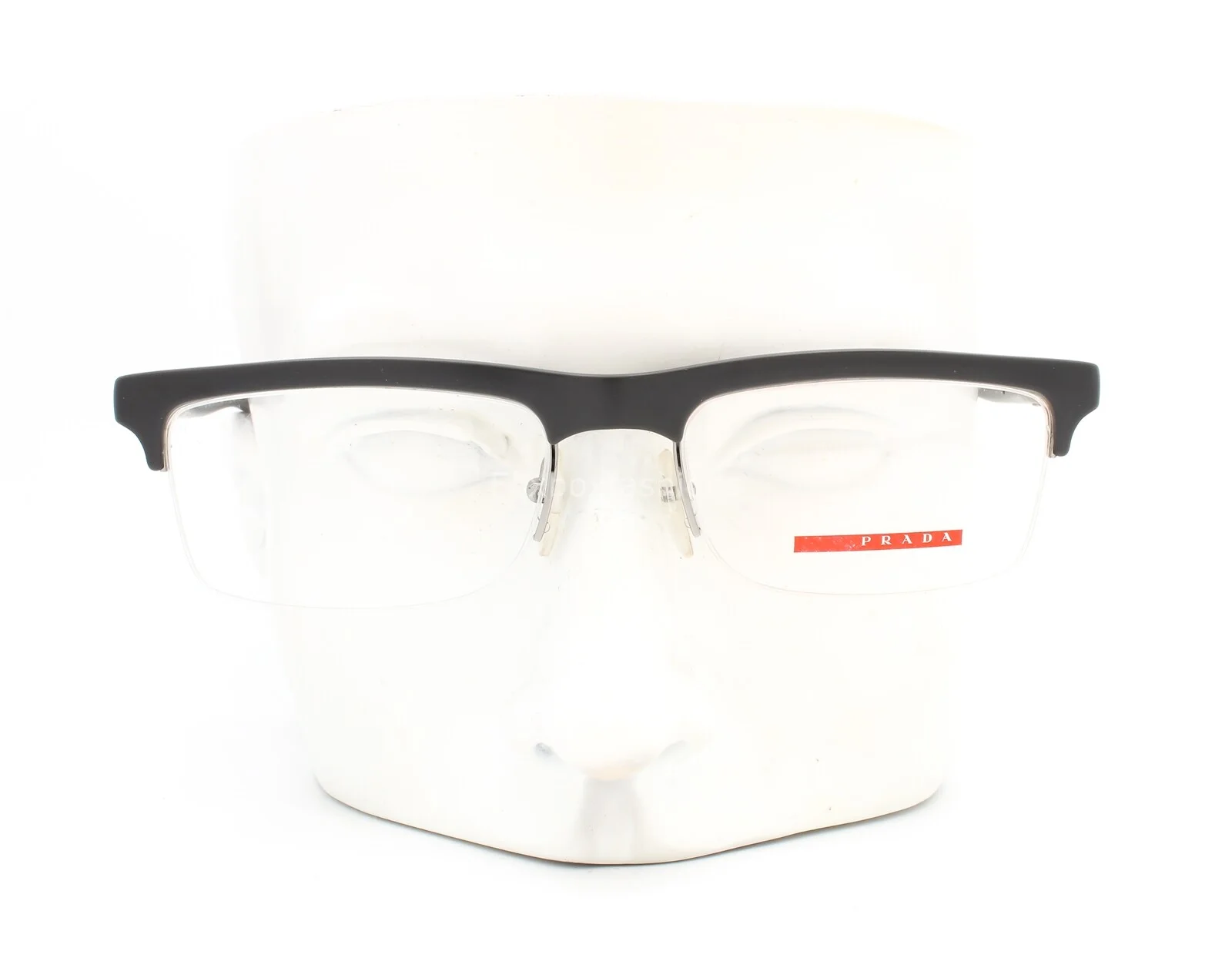 Prada Sport VPS 05D OAF-1O1 Semi Rimless Eyeglasses Glasses Matte Gray 54-18-140 3