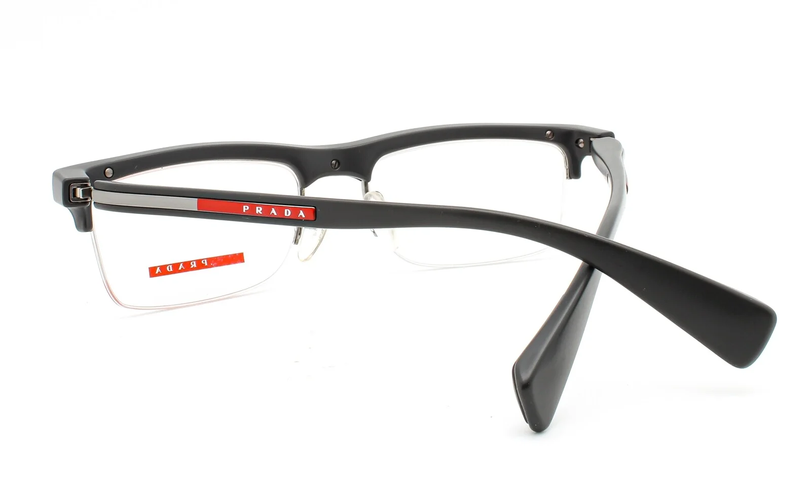 Prada Sport VPS 05D OAF-1O1 Semi Rimless Eyeglasses Glasses Matte Gray 54-18-140 4