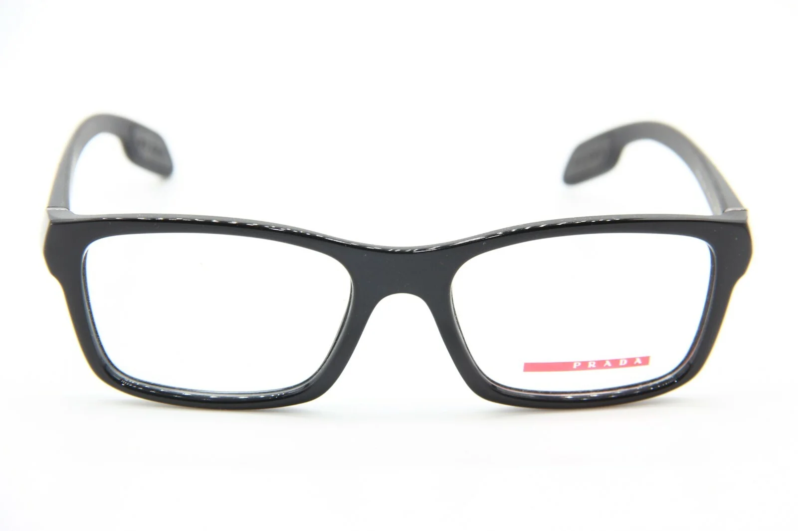 Prada Sport VPS 06D 1BO-1O1 Eyeglasses Glasses Polished & Matte Black 53-17-145 3