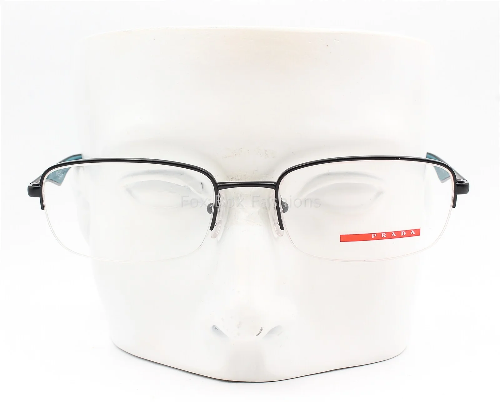 Prada Sport VPS 51E PDE-1O1 Semi Rimless Eyeglasses Glasses Black 54mm w/case 3