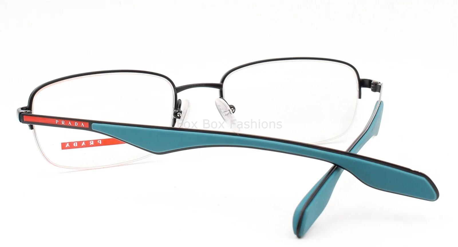 Prada Sport VPS 51E PDE-1O1 Semi Rimless Eyeglasses Glasses Black 54mm w/case 4
