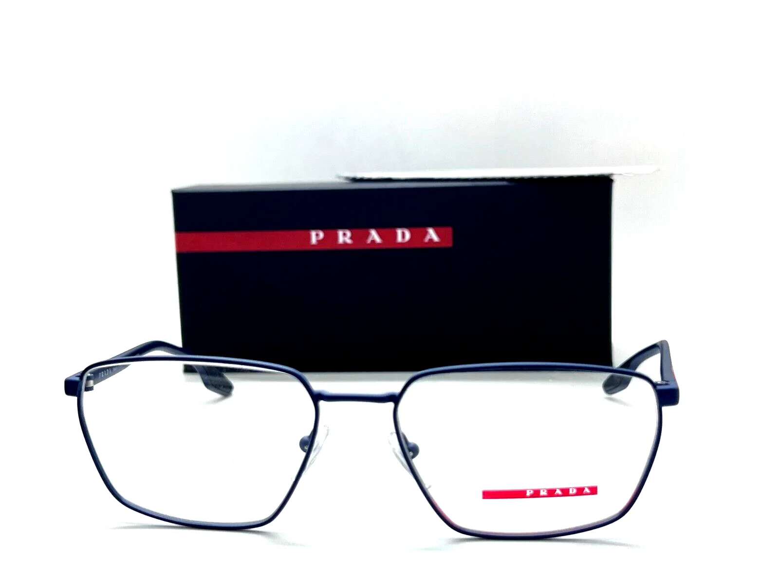 Prada Sport VPS 52M 565-101 MATTE BLUE 56-17-145MM Eyeglasses Italy NIB 2